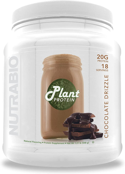 NutraBio Plant Protein – Gluten and Dairy Free (18 Servings)